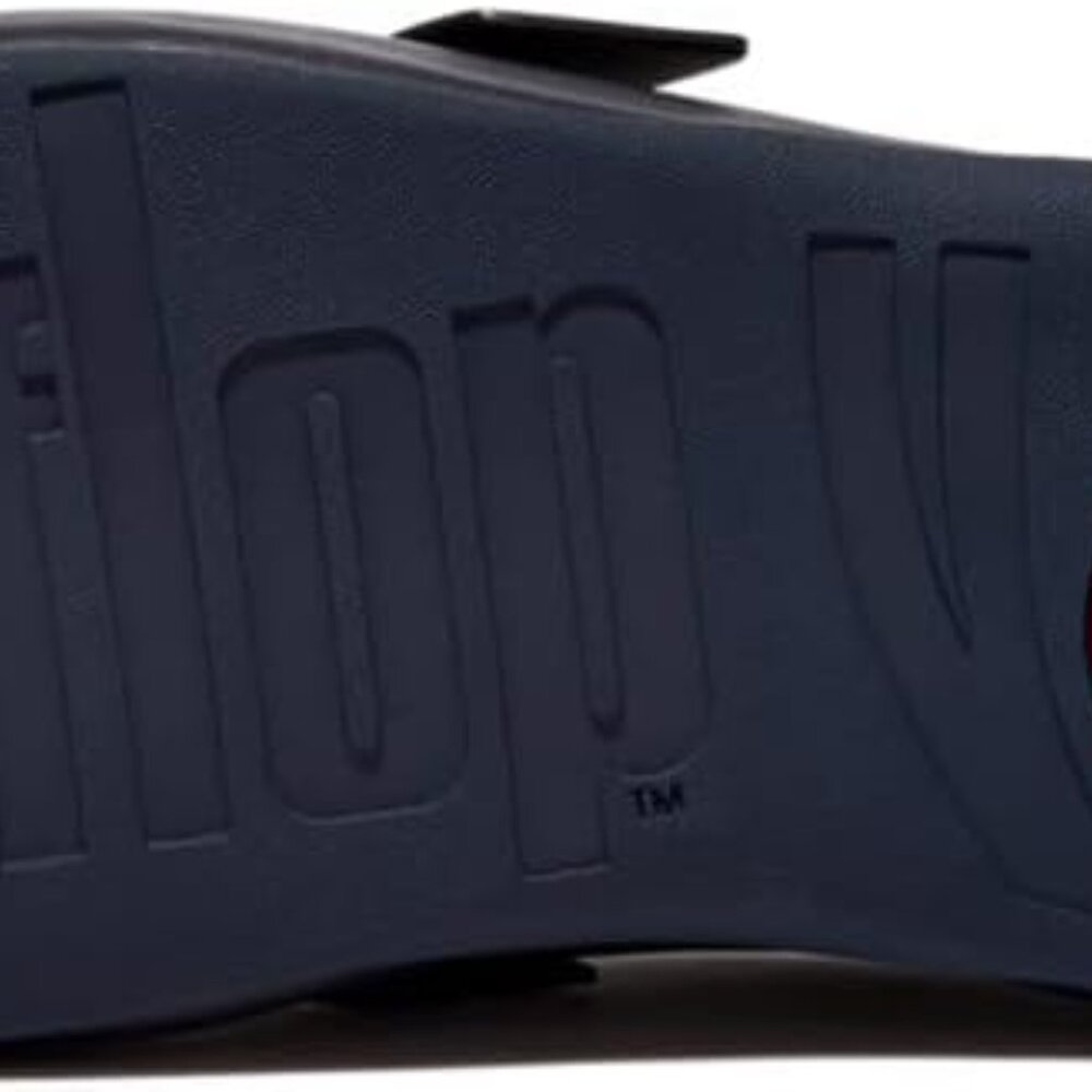 Fitflop Navy Mules with Silver Buckle - Picture 5 of 5